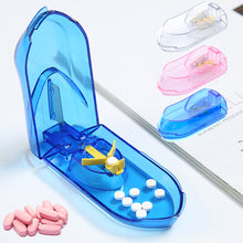 Load image into Gallery viewer, Sealed Transparent Medicine Cutter Tablet Packaging Box Portable Medicine Box Household Mini Creative Moisture-proof Pill Box
