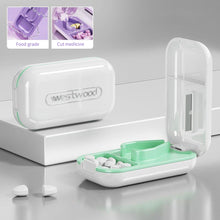 Load image into Gallery viewer, Mini Sealed Medicine Cutter Tablet Packaging Box Portable Medicine Box Household Creative Moisture-proof Pill Box
