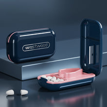 Load image into Gallery viewer, Mini Sealed Medicine Cutter Tablet Packaging Box Portable Medicine Box Household Creative Moisture-proof Pill Box
