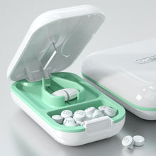Load image into Gallery viewer, Mini Sealed Medicine Cutter Tablet Packaging Box Portable Medicine Box Household Creative Moisture-proof Pill Box

