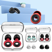 Load image into Gallery viewer, Anti-noise Turbine Silicone Earplugs Earplugs Soft Reusable Outdoor Travel Noise Reduction Sound Insulation During Sleep Earplugs
