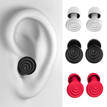 Load image into Gallery viewer, Soft Anti-noise Acoustic Wave Silicone Earplugs Reusable Outdoor Travel Noise Reduction Sound Insulation During Sleep Earplugs
