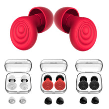 Load image into Gallery viewer, Soft Anti-noise Acoustic Wave Silicone Earplugs Reusable Outdoor Travel Noise Reduction Sound Insulation During Sleep Earplugs
