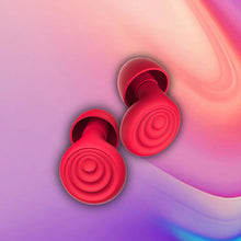Load image into Gallery viewer, Soft Anti-noise Acoustic Wave Silicone Earplugs Reusable Outdoor Travel Noise Reduction Sound Insulation During Sleep Earplugs
