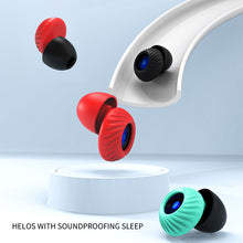 Load image into Gallery viewer, Soft Silicone Portable Cyclone Anti-Noise Earplugs Portable Noise Reduction Earplugs Washable Reusable Sleeping Earplugs
