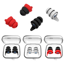 Load image into Gallery viewer, Portable Soft Silicone Portable Anti-Noise Soundproof Earplugs Noise Reduction Earplugs Washable Reusable Sleeping Earplugs
