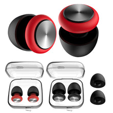 Load image into Gallery viewer, Portable Soft Silicone Bullet Anti-Noise Soundproof Earplugs Noise Reduction Earplugs Washable Reusable Sleeping Earplugs
