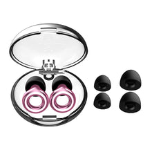 Load image into Gallery viewer, Portable Soft Silicone Plating Anti-Noise Soundproof Earplugs Washable Noise Reduction Earplugs Reusable Sleeping Earplugs
