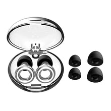 Load image into Gallery viewer, Portable Soft Silicone Plating Anti-Noise Soundproof Earplugs Washable Noise Reduction Earplugs Reusable Sleeping Earplugs
