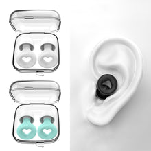 Load image into Gallery viewer, Soft Heart Skin-friendly Sound Insulation Silicone Earplugs Comfortable Noise Reduction Earplugs Washable Durable Sleeping Earplugs
