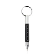Load image into Gallery viewer, 6 in 1 Metal Pen Tool with Hook Multifunctional Screw Bits Scale Ruler Ballpoint Pen Outdoor Portable Alloy Pen Tools

