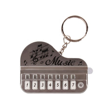 Load image into Gallery viewer, Mini Electronic Piano with Light Training Finger Piano Keychain Keyboard Piano Keyring Portable Musical Instrument Toy Key Ring
