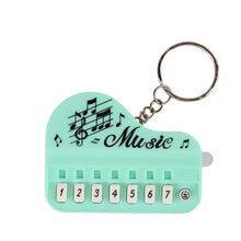 Load image into Gallery viewer, Mini Electronic Piano with Light Training Finger Piano Keychain Keyboard Piano Keyring Portable Musical Instrument Toy Key Ring
