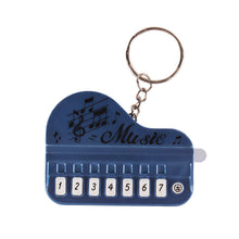 Load image into Gallery viewer, Mini Electronic Piano with Light Training Finger Piano Keychain Keyboard Piano Keyring Portable Musical Instrument Toy Key Ring
