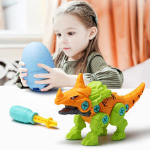 Load image into Gallery viewer, DIY Disassembly Assembly Dinosaur Egg Toy Set Screw Nut Combination Assembling Dinosaur Model Educational Toy for Children Kids Gift
