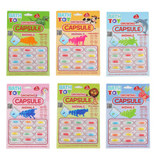 Load image into Gallery viewer, Creative Magic Growing Dinosaur Capsule Toy Soft Baby Cognition Toys Early Educational Toy Kids Cartoon Toys Bath Toy Grow Capsule
