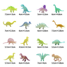 Load image into Gallery viewer, 12/16pcs Glow in Dark Dinosaur Model Toys Jurassic World Noctilucent Tyrannosaurus Toy Kids Action Figure Collectible Model Toys Gifts
