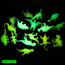 Load image into Gallery viewer, 12/16pcs Glow in Dark Dinosaur Model Toys Jurassic World Noctilucent Tyrannosaurus Toy Kids Action Figure Collectible Model Toys Gifts
