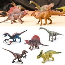 Load image into Gallery viewer, 15cm Dinosaur Model Toy Jurassic World Simulation Dino Toys Kids Children Dinosaur Cognition Model Collection Tyrannosaurus Raptor Triceratops Ankylosaur Stegosaurus Gift
