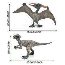 Load image into Gallery viewer, 2/4pcs Solid Dinosaur Model Set Kids Tyrannosaurus Triceratops Dino Toys Jurassic World Dinosaur Collection Gifts Children Dinosaur Cognition Models
