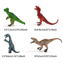Load image into Gallery viewer, 2/4pcs Solid Dinosaur Model Set Kids Tyrannosaurus Triceratops Dino Toys Jurassic World Dinosaur Collection Gifts Children Dinosaur Cognition Models
