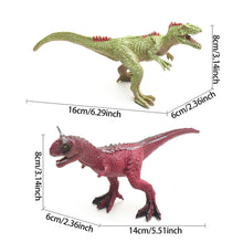 Load image into Gallery viewer, 2/4pcs Solid Dinosaur Model Set Kids Tyrannosaurus Triceratops Dino Toys Jurassic World Dinosaur Collection Gifts Children Dinosaur Cognition Models
