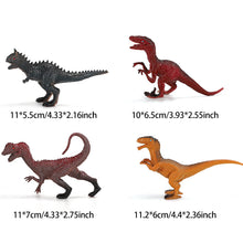 Load image into Gallery viewer, 2/4pcs Solid Dinosaur Model Set Kids Tyrannosaurus Triceratops Dino Toys Jurassic World Dinosaur Collection Gifts Children Dinosaur Cognition Models
