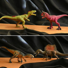 Load image into Gallery viewer, 2/4pcs Solid Dinosaur Model Set Kids Tyrannosaurus Triceratops Dino Toys Jurassic World Dinosaur Collection Gifts Children Dinosaur Cognition Models
