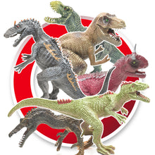 Load image into Gallery viewer, 2/4pcs Solid Dinosaur Model Set Kids Tyrannosaurus Triceratops Dino Toys Jurassic World Dinosaur Collection Gifts Children Dinosaur Cognition Models
