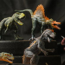 Load image into Gallery viewer, 2/4pcs Solid Dinosaur Model Set Kids Tyrannosaurus Triceratops Dino Toys Jurassic World Dinosaur Collection Gifts Children Dinosaur Cognition Models
