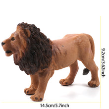 Load image into Gallery viewer, Simulation Wild Animal Model Africa Animal Elephant Lion Giraffe Bear Action Figures Wildlife Hippo Zebra Crocodile Figurines Kids Eductional Toy Gifts
