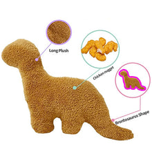 Load image into Gallery viewer, Plush Nugget Pillow Dinosaur Chicken Nugget Plush Toy Cartoon Dinosaur Stuffed Animal Toys Kids Babay Gifts
