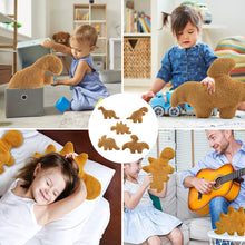 Load image into Gallery viewer, Plush Nugget Pillow Dinosaur Chicken Nugget Plush Toy Cartoon Dinosaur Stuffed Animal Toys Kids Babay Gifts
