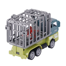 Load image into Gallery viewer, Alloy Dinosaur Car Toy Pull Back Cars Dino Truck Keyring Simulation Dinosaur Model Engineering Car Toy Key Chain Mini Dinosaur Toys for Kids Birthday Christmas Gifts
