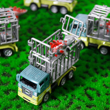 Load image into Gallery viewer, Alloy Dinosaur Car Toy Pull Back Cars Dino Truck Keyring Simulation Dinosaur Model Engineering Car Toy Key Chain Mini Dinosaur Toys for Kids Birthday Christmas Gifts
