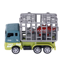 Load image into Gallery viewer, Alloy Dinosaur Car Toy Pull Back Cars Dino Truck Keyring Simulation Dinosaur Model Engineering Car Toy Key Chain Mini Dinosaur Toys for Kids Birthday Christmas Gifts
