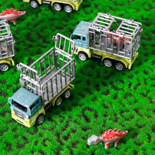 Load image into Gallery viewer, Alloy Dinosaur Car Toy Pull Back Cars Dino Truck Keyring Simulation Dinosaur Model Engineering Car Toy Key Chain Mini Dinosaur Toys for Kids Birthday Christmas Gifts
