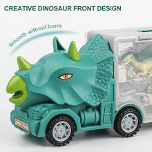 Load image into Gallery viewer, Dinosaur Transport Truck Vehicles Toy Dino Container Storage Car Model Kids Boys Children Birthday Christmas Gifts
