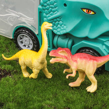 Load image into Gallery viewer, Dinosaur Transport Truck Vehicles Toy Dino Container Storage Car Model Kids Boys Children Birthday Christmas Gifts
