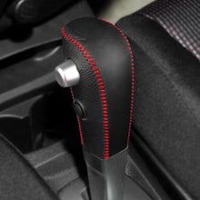 Load image into Gallery viewer, Car Leather Gear Shift Knob Cover Gear Shift Cover Gear Knob Protection For Nissan Tiida Livina Sentra Sylphy Bluebird 2006-2010
