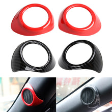 Load image into Gallery viewer, 2Pcs Car Interior A Pillar Door Audio Stereo Speaker Decoration Covers Trim Accessories For Ford Mustang 2015 - 2018
