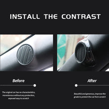 Load image into Gallery viewer, 2Pcs Car Interior A Pillar Door Audio Stereo Speaker Decoration Covers Trim Accessories For Ford Mustang 2015 - 2018
