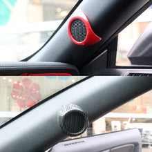 Load image into Gallery viewer, 2Pcs Car Interior A Pillar Door Audio Stereo Speaker Decoration Covers Trim Accessories For Ford Mustang 2015 - 2018

