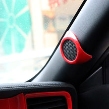 Load image into Gallery viewer, 2Pcs Car Interior A Pillar Door Audio Stereo Speaker Decoration Covers Trim Accessories For Ford Mustang 2015 - 2018

