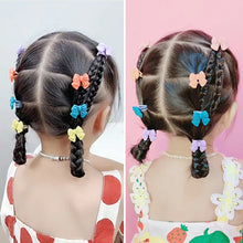 Load image into Gallery viewer, 2pcs Kids Bow Knot Hair Rope Hair Band Girls Head Rope Rubber Band Head Jewelry Hair Accessories
