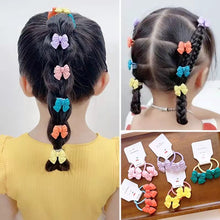 Load image into Gallery viewer, 2pcs Kids Bow Knot Hair Rope Hair Band Girls Head Rope Rubber Band Head Jewelry Hair Accessories
