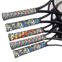 Load image into Gallery viewer, 110*3CM Matte Print Sweatband Tennis Badminton Racket Handle Color Tape Fishing Rod Slingshot Wrapping Belt Anti-Slip Anti-Perspirant Band
