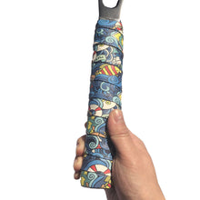 Load image into Gallery viewer, 110*3CM Matte Print Sweatband Tennis Badminton Racket Handle Color Tape Fishing Rod Slingshot Wrapping Belt Anti-Slip Anti-Perspirant Band
