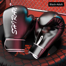 Load image into Gallery viewer, 1 Pair Full Finger Boxing Gloves Adults Children Sanda Boxing Gloves Combat Free Combat Training Equipment Hand Protective Device
