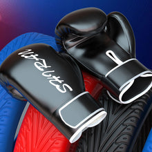 Load image into Gallery viewer, 1 Pair Full Finger Boxing Gloves Adults Children Sanda Boxing Gloves Combat Free Combat Training Equipment Hand Protective Device
